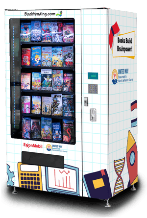 Book Vending Machine Exxon Mobil & United Way Sponsorship