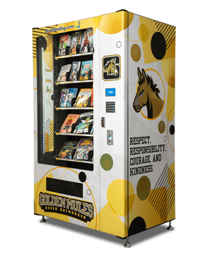 Golden Mules Book Vending Machine