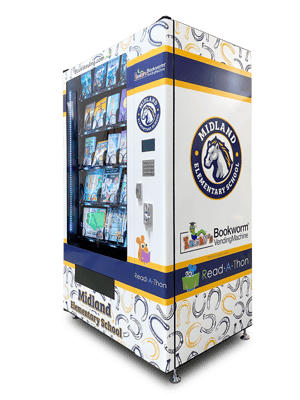 Midland Elementary Custom Book Vending Machine