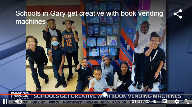 Gary schools strive to improve literacy with book vending machines
